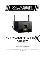 X-laser SKYWRITER HPX MF-20 Product Manual And User Manual preview