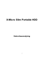Preview for 15 page of X-Micro Slim Portable HDD User Manual