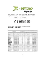 Preview for 2 page of X-Micro XWL-11GRAG User Manual