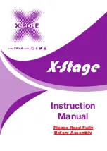 X-pole X-Stage Instruction Manual preview