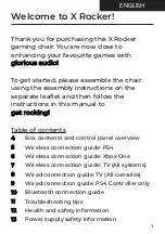 Preview for 3 page of X Rocker 2.1 Wireless User Manual