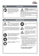 Preview for 9 page of X-Tra Power XPA Series Translation Of The Original Operating Instructions