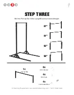 Preview for 6 page of X Training Equipment X-2 SQUAT STAND Assembly Manual