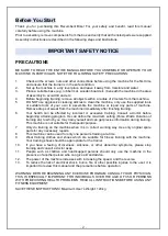 Preview for 3 page of X-TREME STORES XFIT Series User Manual