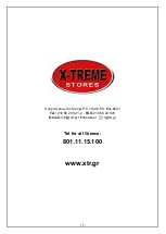 Preview for 20 page of X-TREME STORES XFIT Series User Manual