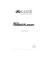 Preview for 1 page of Xante ColourLaser 1200 Manual