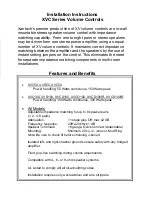 Preview for 2 page of Xantech XVC100 Installation Instructions Manual