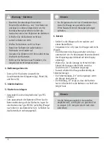 Preview for 8 page of Xavax Budapest Operating Instructions Manual