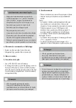 Preview for 11 page of Xavax Budapest Operating Instructions Manual