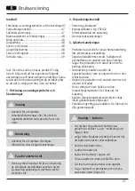 Preview for 49 page of Xavax Budapest Operating Instructions Manual