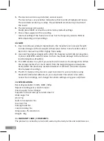 Preview for 12 page of Xblitz Z10 SLIM User Manual