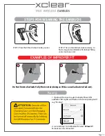 XCLEAR X1 Quick Start Manual preview