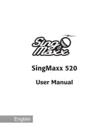 Preview for 2 page of Xcube SingMaxx 520 User Manual