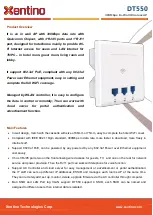 Preview for 1 page of Xentino DT550 Quick Start Manual