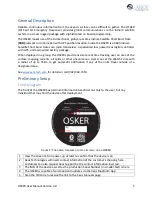 Preview for 5 page of Xeos Technologies Inc. OSKER User Manual