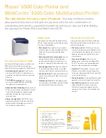 Preview for 2 page of Xerox Phaser 6500 Brochure & Specs