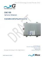 Preview for 35 page of xG Technology CN3100-PS-2500-900-1-EXT Installation And Configuration Manual