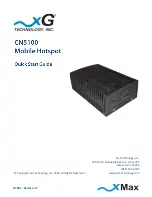 Preview for 30 page of xG Technology CN5100-PS-2500-900-1-INT Quick Start Manual