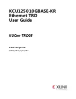 Xilinx KCU1250 10GBASE-KR User Manual preview