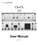 Preview for 1 page of Xils lab Chor'X 2.0 User Manual