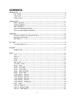 Preview for 5 page of Xineron HDG-M120 Installation Operation User Manual