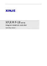 Preview for 1 page of Xinje XMP-18 Series Operating Manual