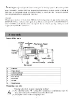 Preview for 9 page of Xinpu XP-G65BC-1 Handling Instructions Manual