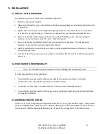 Preview for 19 page of XLT Ovens XLT TS3-S Standard Series Installation & Operation Manual