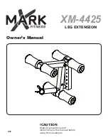 XMark Fitness XM-4425 Owner'S Manual preview