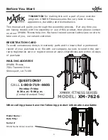 Preview for 4 page of XMark Fitness XM-7626 Owner'S Manual