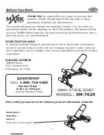 Preview for 4 page of XMark Fitness XM-7629 Owner'S Manual