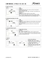 Preview for 41 page of Xmart OPTIMA-31 10K User Manual