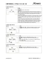 Preview for 42 page of Xmart OPTIMA-31 10K User Manual