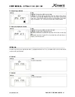 Preview for 43 page of Xmart OPTIMA-31 10K User Manual