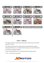 Preview for 2 page of Xmotos XB31 Operating Instructions Manual