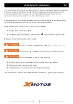 Preview for 7 page of Xmotos XB31 Operating Instructions Manual