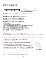 Preview for 20 page of XO Appliance XOIL4819KS Manual