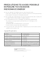 Preview for 3 page of XO Appliance XOMWD24S Manual