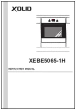 Xolid XEBE5065-1H Instruction Manual preview