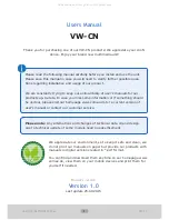 Preview for 2 page of Xomax VW-CN User Manual