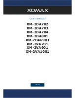 Xomax XM-2DA703 User Manual preview