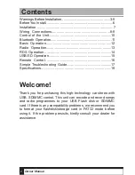 Preview for 2 page of Xomax XM-2RSU418BT Owner'S Manual