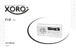 Xoro DAB100 User Manual preview