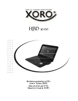 Preview for 1 page of Xoro HBD 1000 User Manual