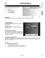 Preview for 49 page of Xoro HRS 8520 User Manual