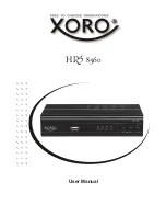 Preview for 1 page of Xoro HRS 8560 User Manual