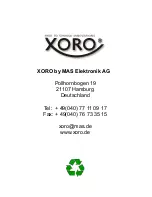 Preview for 121 page of Xoro HRS 8750 CI+ User Manual