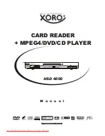 Preview for 85 page of Xoro HSD 4000 Manual