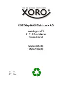 Preview for 22 page of Xoro HXS 800 BT User Manual