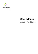 XP-PEN Artist 24 User Manual preview